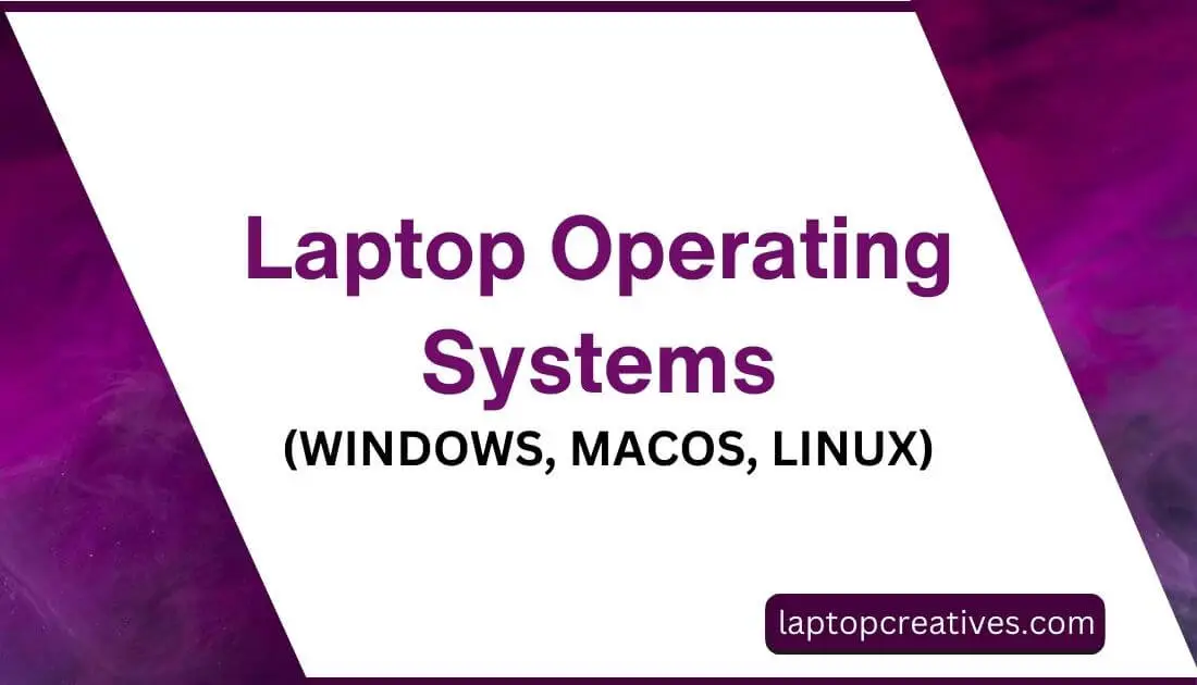 Laptop operating systems